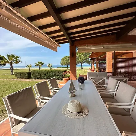 Ferienhaus Relax In Sithonia With Great Ocean Views Metokhion Konstamonitou